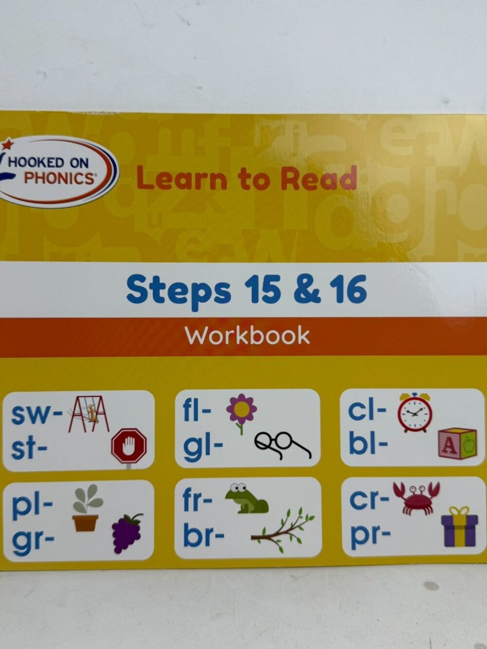 Hooked On Phonics Learn to Read Steps 15 & 16 Workbook Consonant Blends 2022